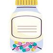medicine capsules in pot