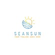 © Agus - Sea and Sun logo Inspiration design