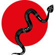 snake artistic illustration