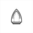 © Moiseieva  - iron icon vector illustration symbol