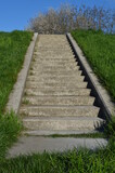Fototapeta  - Betonowe schody w górę