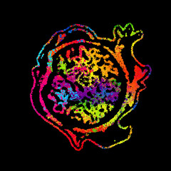 Poster - Bright abstract image in a modern style.