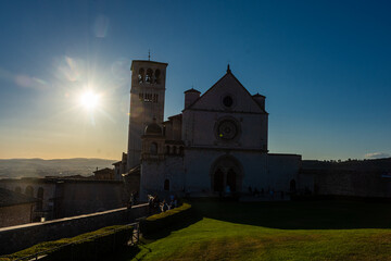 ASSISI, ITALY, 6 AUGUST 2021 San Francesco Basilica