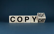 © Prazis Images - Cubes form words Copycat or copyright. Business Concept
