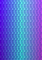 Wall Mural - rhombus geometric pattern with gradient purple, blue, pink. abstract background design for publicati