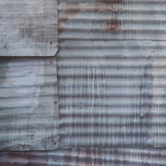 Wall Mural - Distressed Corrugated Iron