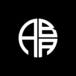 ABA logo ABA icon ABA vector ABA monogram ABA letter ABA minimalist ABA triangle ABA flat Unique modern flat abstract logo design. 