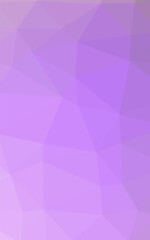 Wall Mural - Vibrant pink background with triangular polygons. Abstract low poly design.	
