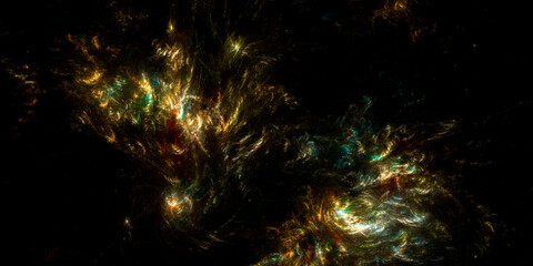 Wall Mural - banner star field background . starry outer space background texture . colorful starry night sky out
