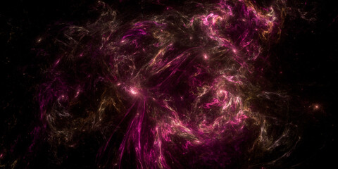 Wall Mural - banner star field background . starry outer space background texture . colorful starry night sky out