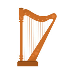 Poster - harp musical instrument