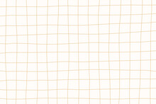 Yellow Grid Modern Background. Hand Drawn Vector Backdrop, Cover, Banner.	
