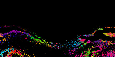 Poster - Bright abstract image in a modern style.