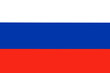 Bandera Rusa pintada. Copy space