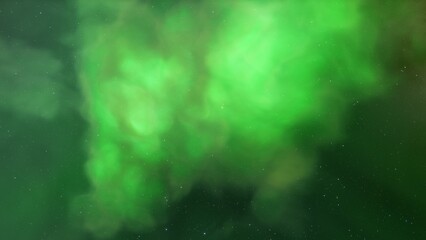 nebula gas cloud in deep outer space, science fiction illustrarion, colorful space background with stars 3d render