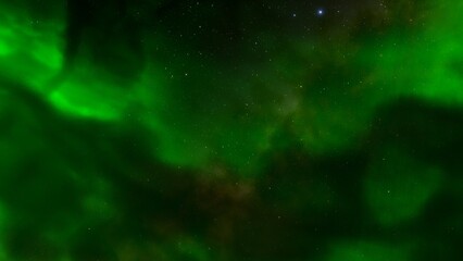 nebula gas cloud in deep outer space, science fiction illustrarion, colorful space background with stars 3d render