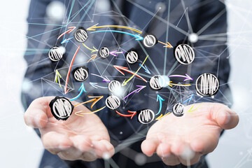 people network structure hr - human resources management and recruitment