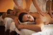 © Nicola K/peopleimages.com - Theres no such word as stress in this room. Shot of a mature couple enjoying a relaxing massage.