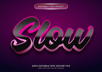 Poster - Slow text lettering editable effect