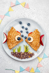 Sticker - Crepes pancakes looks like a fish