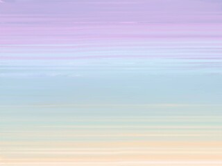 Naklejka na meble Rainbow pastel line painting soft sky background