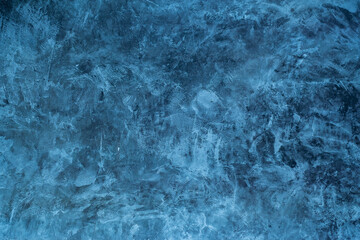 Wall Mural - Blue mortar background, cement texture