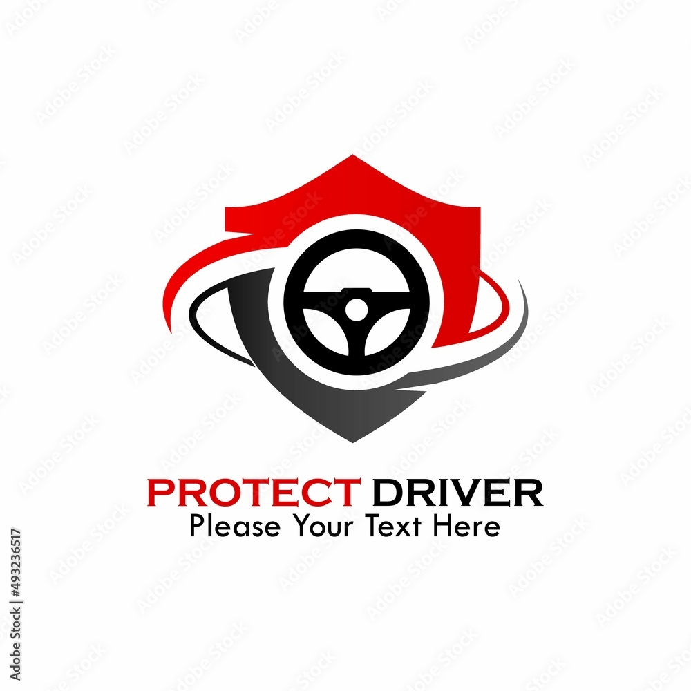 Protect driver logo template illustration. suitable for driver ...