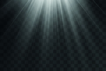 Vector spotlight. Light effect. Png