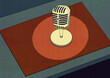 © Goce Ilievski/Stocksy - Microphone Illustration