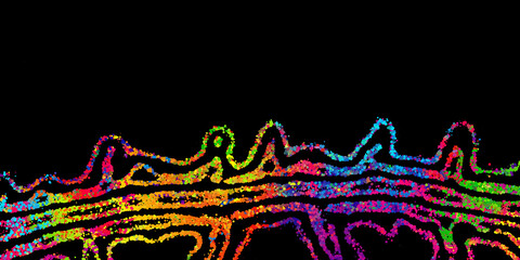 Poster - Bright abstract image in a modern style.