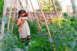 © Gemma can fly/Stocksy - Little girl holding a hen in the orchard