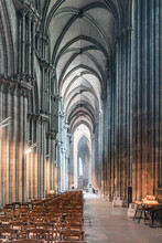 Side Nave Of Rouen Notre-Dame Cathedral