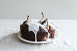 © Sophia Hsin/Stocksy - Hidden pear chocolate bundt cake
