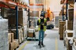 © Sergio Marcos/Stocksy - Female worker preparing order for delivery in warehouse