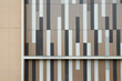 © Shava Cueva/Stocksy - Brown pattern lines from a building