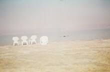 Floating Person In The Dead Sea