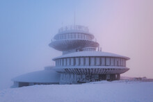 Weather Observatory In The Fog