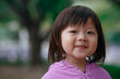 © Pansfun Images/Stocksy - happy cute little girl portrait