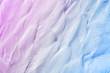 Seamless Pattern Of Feathers With Ombre Effect