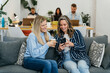 © Manu Padilla/Stocksy - Cheerful women having break during work in office