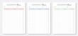 © best-design - Assignment Planner Template Set