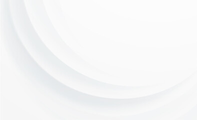 Poster - abstract white and gray gradient background. halftone waves design background.