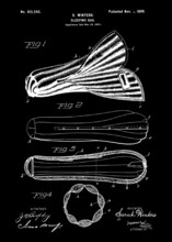 1898 Sleeping Bag Patent Art.