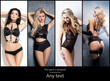 © Acronym - Set of photos with beautiful and sexy women in lingerie. Erotic underwear collection collage.