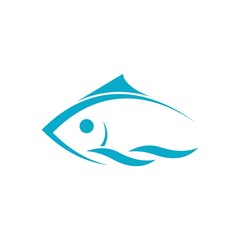 Canvas Print - Fish logo template