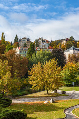 Wall Mural - Colorful garden in Karlovy Vary