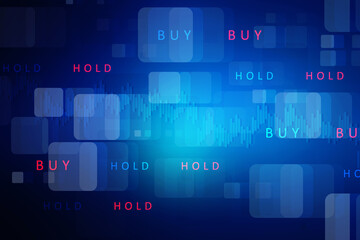 Poster - 2D Digital Abstract Business Networking background