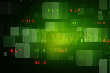Poster - 2D Digital Abstract Business Networking background