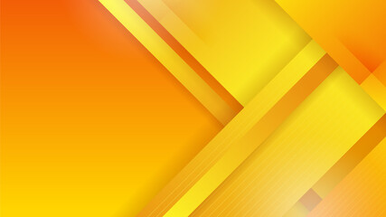 Abstract orange and yellow banner background