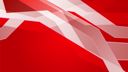 Abstract red banner background